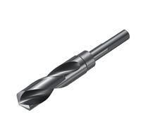 sourcing map 23.5mm Drill Bit 1/2" Reduced 3-Flat Shank M2 High-Speed Steel Nitriding Black 135° Bits for Hard Metal Stainless Steel,1pcs