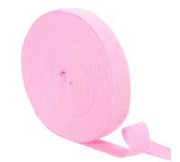 sourcing map 23 Yards Cotton Twill Tape, 1-inch Herringbone Webbing Ribbon Bias Binding Tapes for Clothes Sewing, DIY Crafting (Pink)