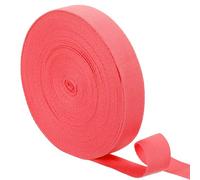 sourcing map 23 Yards Cotton Twill Tape, 1-inch Herringbone Webbing Ribbon Bias Binding Tapes for Clothes Sewing, DIY Crafting (Pink Red)