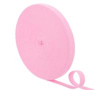 sourcing map 23 Yards Cotton Twill Tape, 3/8-inch Herringbone Webbing Ribbon Bias Binding Tapes for Clothes Sewing, DIY Crafting (Pink)