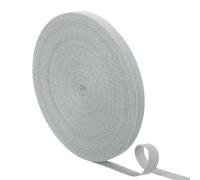 sourcing map 23 Yards Cotton Twill Tape, 3/8-inch Herringbone Webbing Ribbon Bias Binding Tapes for Clothes Sewing, DIY Crafting (Gray)