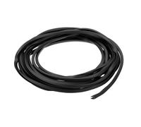 sourcing map 24.9 ft U-Shape Edge Banding, Fit 1/8 Inch Adhesive TPE Flexible Furniture Edge Protector for Cabinets, Countertop, Shelves, Table, Woods, Black