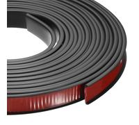 sourcing map 24.9 ft U-Shape Edge Banding, Fit 11/16 Inch Adhesive TPE Flexible Furniture Edge Protector for Cabinets, Countertop, Shelves, Table, Woods, Black