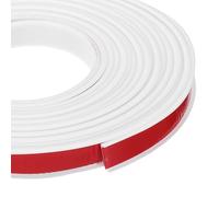 sourcing map 24.9 ft U-Shape Edge Banding, Fit 11/16 Inch Adhesive TPE Flexible Furniture Edge Protector for Cabinets, Countertop, Shelves, Table, Woods, White