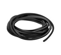 sourcing map 24.9 ft U-Shape Edge Banding, Fit 3/16 Inch Adhesive TPE Flexible Furniture Edge Protector for Cabinets, Countertop, Shelves, Table, Woods, Black