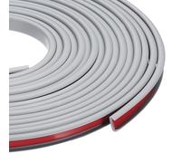 sourcing map 24.9 ft U-Shape Edge Banding, Fit 3/8 Inch Adhesive TPE Flexible Furniture Edge Protector for Cabinets, Countertop, Shelves, Table, Woods, Gray