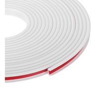 sourcing map 24.9 ft U-Shape Edge Banding, Fit 3/8 Inch Adhesive TPE Flexible Furniture Edge Protector for Cabinets, Countertop, Shelves, Table, Woods, White