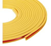 sourcing map 24.9 ft U-Shape Edge Banding, Fit 3/8 Inch Adhesive TPE Flexible Furniture Edge Protector for Cabinets, Countertop, Shelves, Table, Woods, Yellow