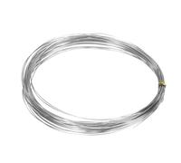 sourcing map 24 Gauge 0.5mm Stainless Steel Wire 10m/33 ft Soft Craft Sculpting wire Tarnish Resistant Jewelry Cable for Jewelry Making Beading DIY Crafts Supplies, Silver