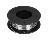 sourcing map 24 Gauge Nichrome 80 Cr20Ni80 Heating Resistance Wire 49ft High Temperature for Electronic Components Repairing,Black