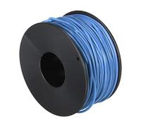 sourcing map 24 Gauge Silicone Wire 24AWG Stranded Wire High Temperature Hookup Tinned Copper 30m/100ft Blue Spool for Model Wiring, DIY Wiring