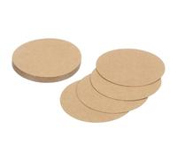 sourcing map 24 Pcs Circle Card Stock, 2 Inch Round Cutouts Paper Thick Cardboard Circles for Crafts Paint Supply DIY Projects Bulletin Board Decor, Kraft Color