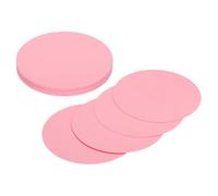 sourcing map 24 Pcs Circle Card Stock, 2 Inch Round Cutouts Paper Thick Cardboard Circles for Crafts Paint Supply DIY Projects Bulletin Board Decor, Pink