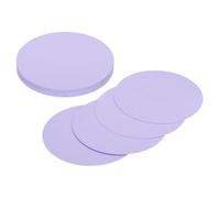 sourcing map 24 Pcs Circle Card Stock, 3.9 Inch Round Cutouts Paper Thick Cardboard Circles for Crafts Paint Supply DIY Projects Bulletin Board Decor, Light Purple