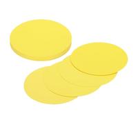 sourcing map 24 Pcs Circle Card Stock, 3 Inch Round Cutouts Paper Thick Cardboard Circles for Crafts Paint Supply DIY Projects Bulletin Board Decor, Lemon Yellow