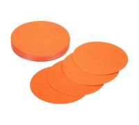 sourcing map 24 Pcs Circle Card Stock, 3 Inch Round Cutouts Paper Thick Cardboard Circles for Crafts Paint Supply DIY Projects Bulletin Board Decor, Orange
