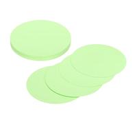 sourcing map 24 Pcs Circle Card Stock, 3 Inch Round Cutouts Paper Thick Cardboard Circles for Crafts Paint Supply DIY Projects Bulletin Board Decor, Light Green
