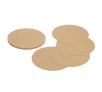 sourcing map 24 Pcs Circle Card Stock, 4.7 Inch Round Cutouts Paper Thick Cardboard Circles for Crafts Paint Supply DIY Projects Bulletin Board Decor, Kraft Color
