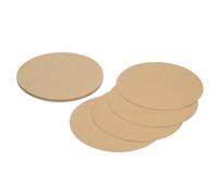 sourcing map 24 Pcs Circle Card Stock, 7.9 Inch Round Cutouts Paper Thick Cardboard Circles for Crafts Paint Supply DIY Projects Bulletin Board Decor, Kraft Color