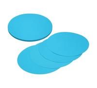 sourcing map 24 Pcs Circle Card Stock, 9.8 Inch Round Cutouts Paper Thick Cardboard Circles for Crafts Paint Supply DIY Projects Bulletin Board Decor, Sky Blue