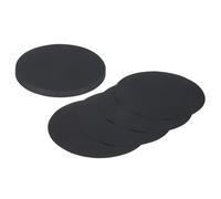 sourcing map 24 Pcs Circle Card Stock, 9.8 Inch Round Cutouts Paper Thick Cardboard Circles for Crafts Paint Supply DIY Projects Bulletin Board Decor, Black