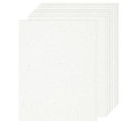 sourcing map 24 Pcs Cream Resume Paper for Printing 12 x 8 Inch Textured Invitation Paper with Copper Decorative for Certificate, Wedding