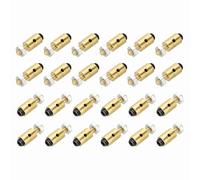 sourcing map 24 Pcs Linkage Stoppers Connecting Servo Arm, D4x1.2mm Adjustable Push Rod with Nut and Screw for RC Airplane RC Car Control Board