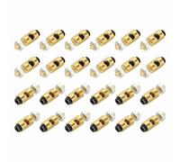 sourcing map 24 Pcs Linkage Stoppers Connecting Servo Arm, D4x2.5mm Adjustable Push Rod with Nut and Screw for RC Airplane RC Car Control Board