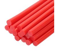 sourcing map 24 Pcs Mini Hot Glue Sticks, 0.28" Dia x 7.87" Long EVA Glue Gun Sticks, Red Mini Hot Melt Glue Sticks for DIY Craft Sticky Projects