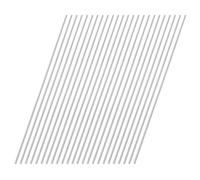 sourcing map 24 Pcs Round Steel Rod 1.1mm Diameter HSS Lathe Bar Stock Tool 100mm Long for Shaft Gear Drill Lathes Boring Machine Turning Miniature Axle Cylindrical Pin DIY Craft Tool