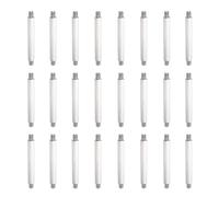 sourcing map 24 Pcs Stainless Steel Double Ended Stud Nut, M5x6+50+6mm Male to Male Double End Threaded Stud for Hex Head Double End Studs Rods Right Left Hand Thread Screws