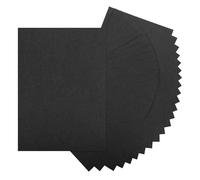 sourcing map 24 Sheets Black Cardstock Printer Paper 8.5" x 11" A4 Thick Paper Sheet 250gsm/170lb Bulk Card Stock for Printer DIY Scrapbook Menus Cards Invitations and Crafts