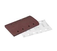 sourcing map 240 Grit 1/3 Sanding Sheet Sander Sandpaper Hook and Loop Pads 8 Hole 10pcs