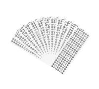 sourcing map 2400 Pcs 3D Scanner Markers 3mm Low Reflective 3D Scanning Dots 3D Tracking Dots Reference Point 3D Target Diffuse Reflection Markers for Camera-based 3D Scanners(3x5mm)