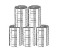 sourcing map 2400 Pcs Mirror Mosaic Tiles 5 x 5 mm Square Glass Self-Adhesive Disco Ball Mirror Tiles Sticker for DIY Craft Decoration Art Collage Card Making, Silver