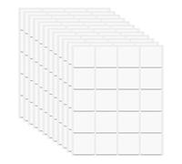 sourcing map 240pcs Double Sided Sticky Tape Dots, Adhesive Two Sided Nano Dots, Clear Removable Mounting Square Sticky Dots Traceless for Art Craft, Festival Decoration, 25 x 25 x 1.0 mm