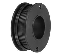 sourcing map 24AWG Stranded PVC Hookup Wire 10M/33ft Black, Electrical UL1007 Spool Tinned Copper Wire for Internal Connecting, Marine