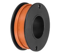 sourcing map 24AWG Stranded PVC Hookup Wire 10M/33ft Orange, Electrical UL1007 Spool Tinned Copper Wire for Internal Connecting, Marine