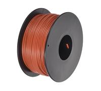 sourcing map 24AWG Wire 24 Gauge Stranded Wire PVC Hookup Wire 30M/100ft Orange, Electrical Wire UL1007 Spool Tinned Copper Wire for Internal Connecting Wire, Marine