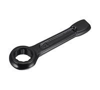 sourcing map 24mm Box End Striking Ring Wrench, High Tensile Steel Single Head Spanner Hand Tool