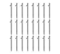 sourcing map 24pcs 20mm Quick Release Spring Bar 1.8mm Diameter Stainless Steel Watch Pins Replacement Band Link Pins Lugs for Watch Band Straps
