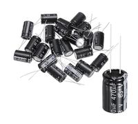 sourcing map 24Pcs 470uF 63V 13x20mm Electrolytic Capacitor, 105C High Temp Radial Leads Aluminum Capacitors for TVs, LCD Monitor, VCD