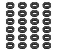 sourcing map 24pcs 9/16" Black Flat Washer for M14 Screw, Steel Metal Washers 14mm ID 30mm OD 10mm Length for Industrial, Screws Bolts