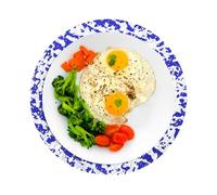 sourcing map 24pcs Disposable Placemats, 13 Inch Foil Metallic Place Mats Mesh Pressed Table Doilies, Table Centerpiece Decor for Wedding Party, Stone Blue