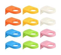 sourcing map 24Pcs Drink Clips Bottle Buckle Holders, Beer Cocktail Snap for Goblet Glasses