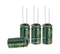 sourcing map 24Pcs Electrolytic Capacitor High Frequency 2200UF 35V with Aluminum Radial Leads 13 x 25mm High Ripple Current Low Impedance