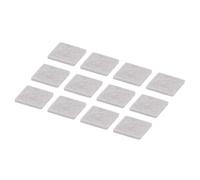 sourcing map 24pcs Felt Furniture Pads, 2 Inch Square Small Felt Chair Leg Floor Protectors Prevent Scratches for Furniture Hard Floor, Beige