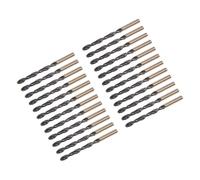 sourcing map 24pcs Jobber Drill Bits 7mm (0.276") Black Nitride & Gold Titanium Coated M2 High Speed Steel (HSS) Twist Drill Bits for Stainless Steel Aluminum Alloy Metal