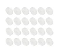 sourcing map 24Pcs Module 0.5 Plastic Gears, Small Plastic 18 Teeth Spindle Gears 2.8mm ID 3mm Thickness Model 183A for Motor RC Car Robot DIY Model RC Parts Replacements, White
