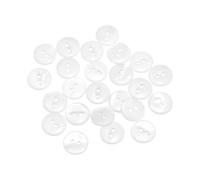 sourcing map 24Pcs Natural Shell Buttons, 2 Hole 12mm Mother of Pearl Buttons, Fish Eye Button for Shirt Coat Suits Jacket Jeans Skirt Pants Dress Sewing Craft DIY Decoration, White